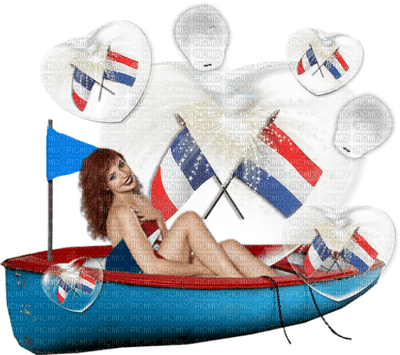 Kaz_Creations Woman Femme Boat - 免费PNG