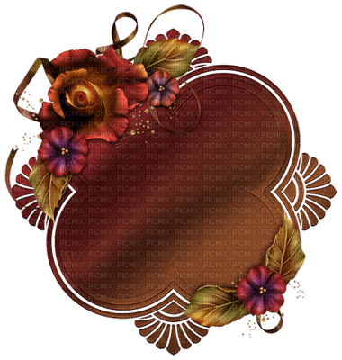 Flowers brown bp - 免费PNG