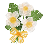 white flower bouquet - darmowe png