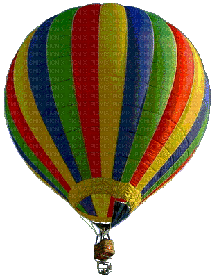 hot air balloon ballon sky ballon à air chaud tube     summer ete deco - Besplatni animirani GIF