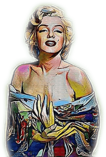Marilyn Monroe,Art - png grátis