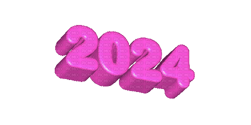 2024 text - Zdarma animovaný GIF