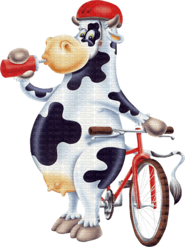 cow kuh rind vache farm animal animaux fun tube kawaii mignon summer ete - Free PNG