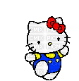 Hello Kitty Skip - GIF animasi gratis