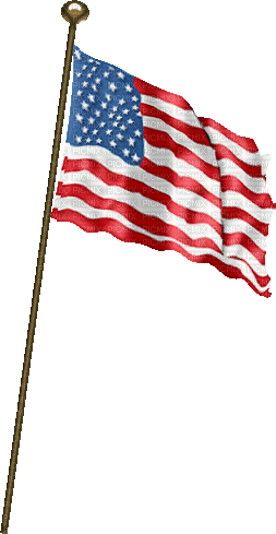 Animated.USA.Flag - By KittyKatLuv65 - Darmowy animowany GIF