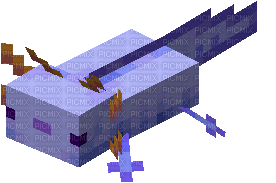 Blue Axolotl - Бесплатный анимированный гифка