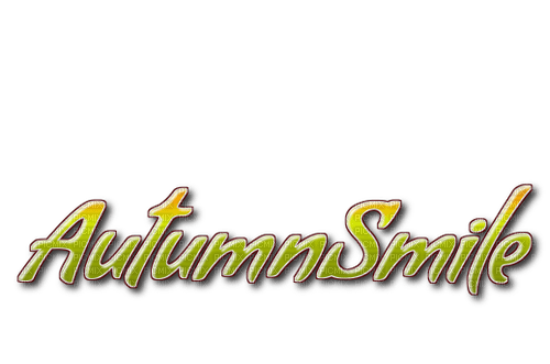 Autumn Smile Text - Bogusia - besplatni png