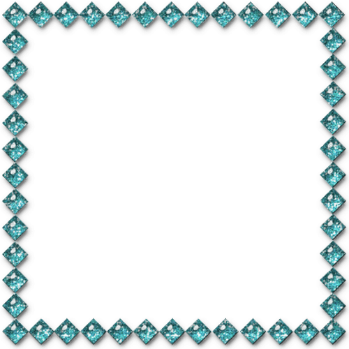 Cadre.Frame.Turquoise.Victoriabea - PNG gratuit