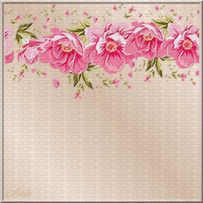 frame-bg-pink-light-with flower-400x400 - png gratis