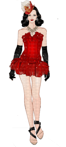 Burlesque Woman - 免费PNG