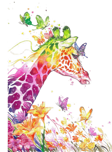Painting watercolor animal - gratis png