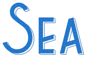 sea text - nemokama png