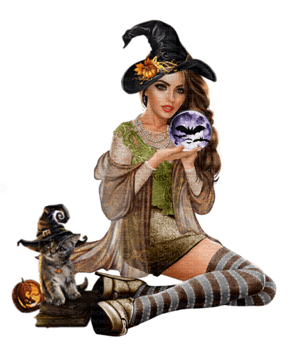halloween hexe witch - png grátis