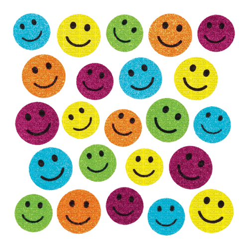 smiley face stickers by interweb-poster - png ฟรี