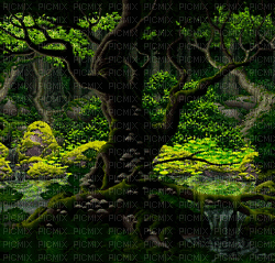 деревья - 免费动画 GIF