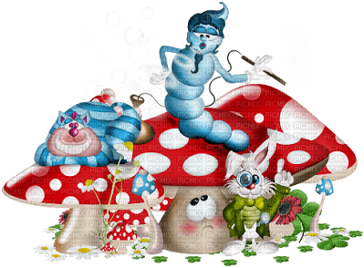 Kaz_Creations Cartoon Alice In Wonderland - 免费PNG