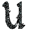 Gif lettre noir -U- - Kostenlose animierte GIFs