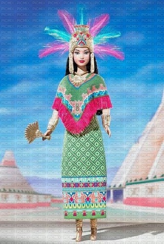 Barbie  princesa azteca ❤️ elizamio - gratis png