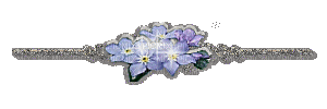 silver flower border - GIF animate gratis