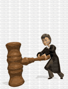 lawyer judge gavel - Free animated GIF