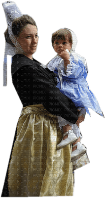 mère et fille - PNG gratuit