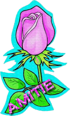 fleur amitie - Бесплатный анимированный гифка