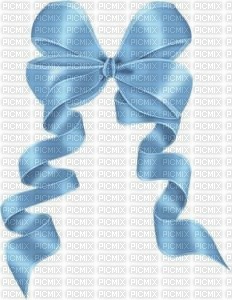 Blue Bow - zdarma png