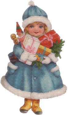 Kaz_Creations Christmas Deco Child Girl - besplatni png