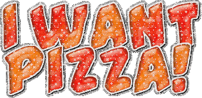 i want pizza - GIF animé gratuit