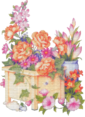 Garden Flowers - Gratis animeret GIF
