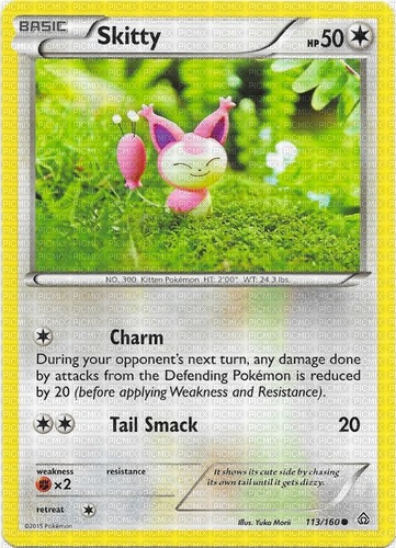 skitty card - Free PNG