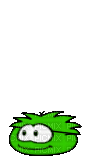 Green Puffle - Gratis geanimeerde GIF