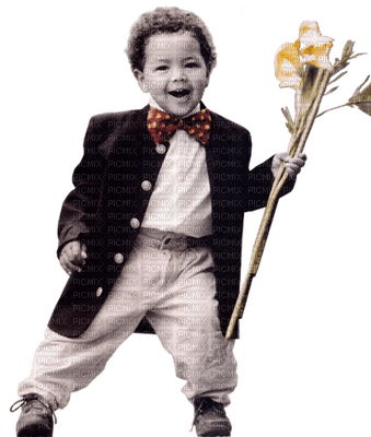 Kaz_Creations Baby Enfant Child Boy Flowers - PNG gratuit