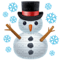 Snowman emoji - bezmaksas png