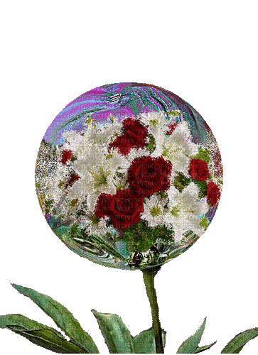 virág-gömb - Darmowy animowany GIF