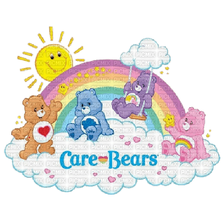 Kaz_Creations Cartoon Care Bears - PNG gratuit