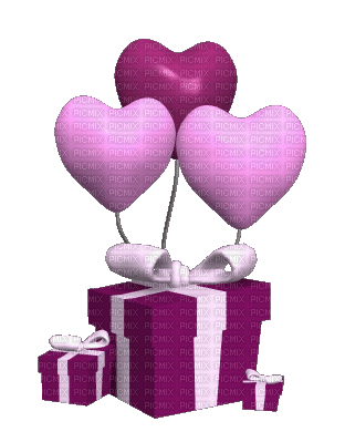 ani-födelsedag-paket-ballong - Bezmaksas animēts GIF