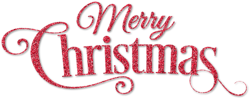 Merry Christmas.Text.Red - png gratuito