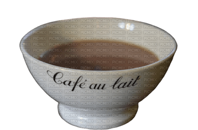 bowl of coffee with milk - nemokama png