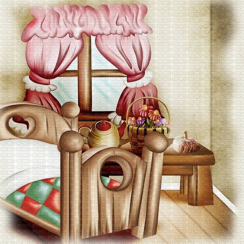 kikkapink deco room fantasy pink background - png grátis