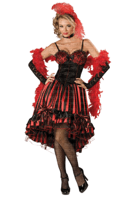 Kaz_Creations Woman Femme Red Saloon - png gratuito