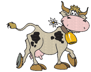 vache - GIF animasi gratis