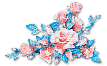 soave deco flowers rose branch vintage spring - безплатен png