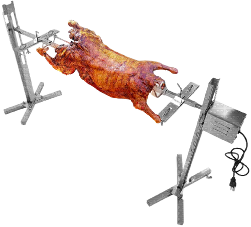 crankin spit roast rotisserie pig bbq barbecue - Free PNG