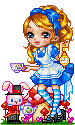 Alice in Wonderland - GIF animasi gratis