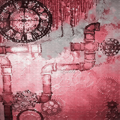soave background animated steampunk pink - GIF animasi gratis