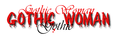 Gothic Woman.Text.Red.Victoriabea - png gratis