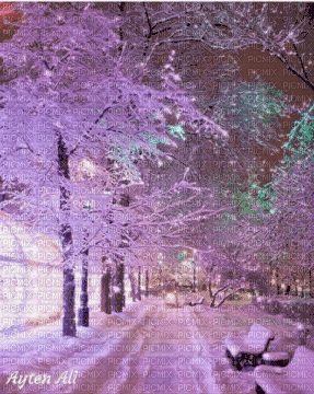 Background Winter - Gratis animeret GIF