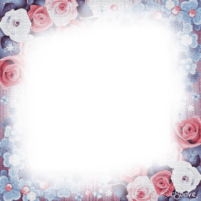 soave frame spring patrick clover flowers - δωρεάν png