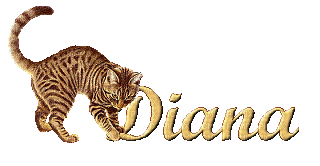 Kaz_Creations Names Animated Diana - Безплатен анимиран GIF